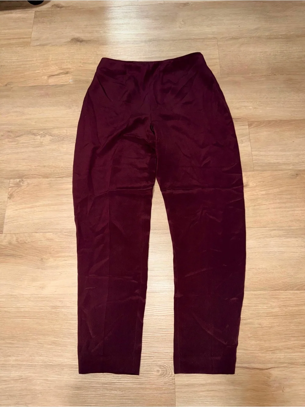 Jones New York Straight Leg Pants in Deep Burgundy